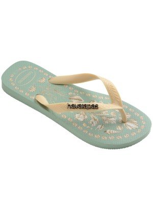 Top Tropicalia Vibes Beach Flip Flops Havaianas 4149722.9338 Green