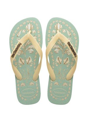 Top Tropicalia Vibes Beach Flip Flops Havaianas 4149722.9338 Green