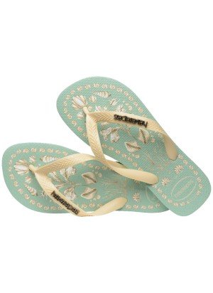 Top Tropicalia Vibes Beach Flip Flops Havaianas 4149722.9338 Green