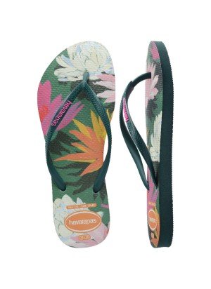 Slim Summer Bliss Beach Flip Flops Havaianas 4149813.5266 Green