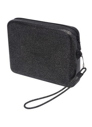 Havaiana Beach Toiletry Bag 4147274.0090 Glitter Black