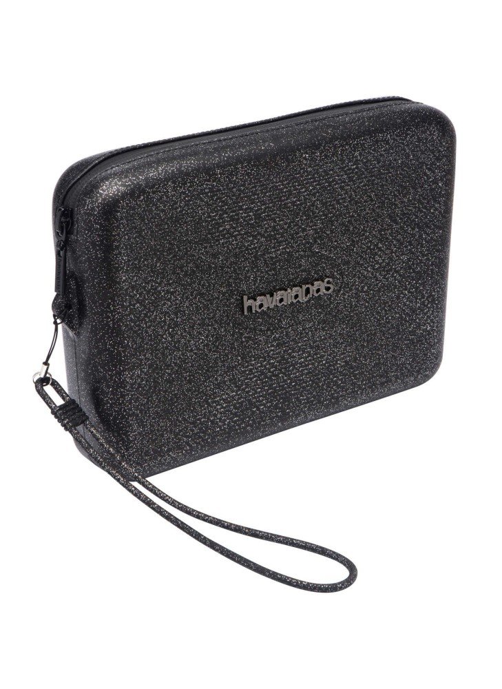 Havaiana Beach Toiletry Bag 4147274.0090 Glitter Black Havaiana Beach Toiletry Bag 4147274.0090 Glitter Black
