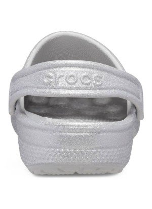 Sandália De Praia Classic Glitter Crocs 206992.0LC Glitter Prata