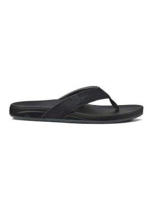 Cushion Beach Flip Flops Reef CI3638 Black