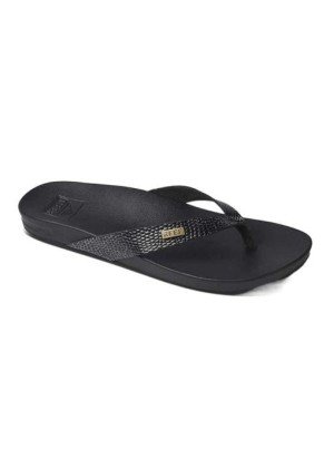 Cushion Court Beach Flip Flops Reef CI6695 Black