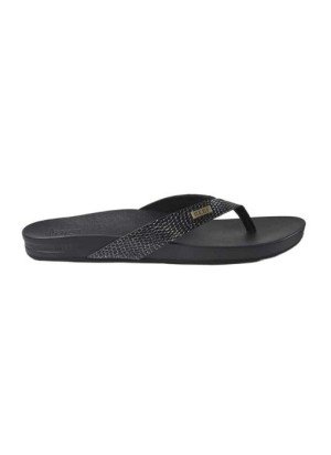 Cushion Court Beach Flip Flops Reef CI6695 Black