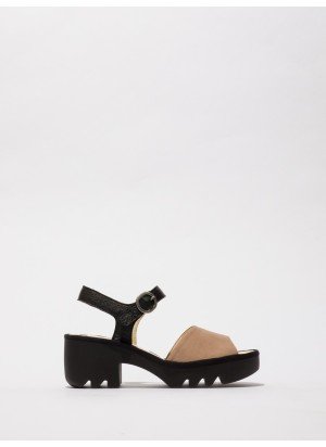 Tull Sandal Fly London P501503006 Taupe/Black