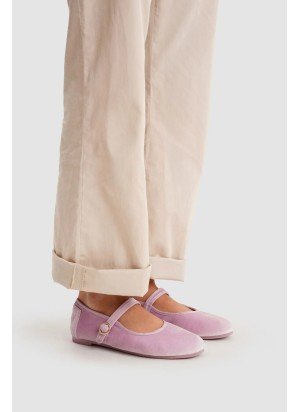 Mary Jane Velvet Shoes PAEZ 2532501S5801-922 Iris