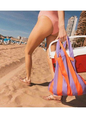Mochila/Bolsa Red/Purple Stripes Notabag NB-OT-RPS5 Vermelho/Roxo