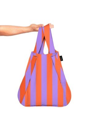 Mochila/Bolsa Red/Purple Stripes Notabag NB-OT-RPS5 Vermelho/Roxo
