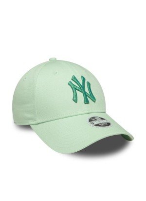 Boné New York Yankees Womens Metallic 9FORTY Adjustable New Era 60667382 Verde