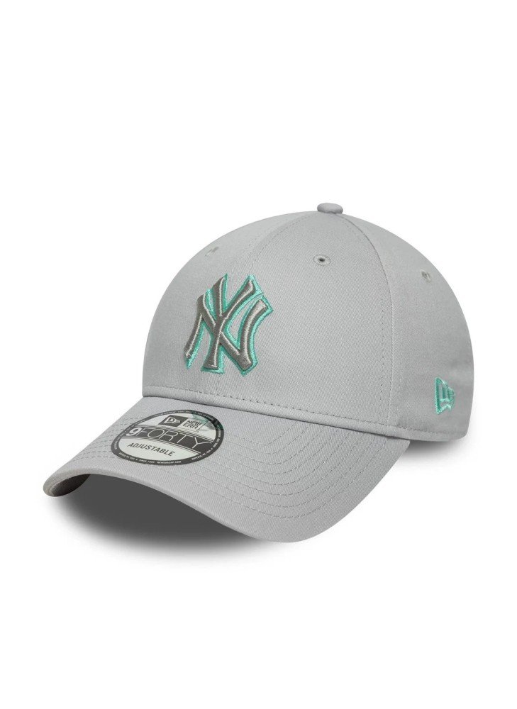 New York Yankees 9FORTY Team Outline Cap New Era 60667391 Grey New York Yankees 9FORTY Team Outline Cap New Era 60667391 Grey