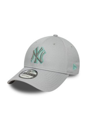 New York Yankees 9FORTY Team Outline Cap New Era 60667391 Grey