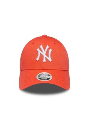New York Yankees Womens MLB League Essential 9FORTY Adjustable Cap New Era 60667392 Orange