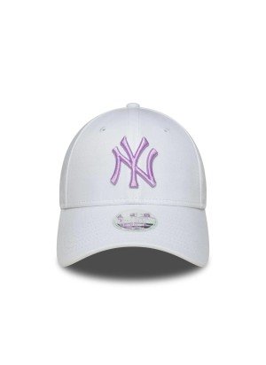 Boné New York Yankees Womens MLB League Essential 9FORTY Cap New Era 60667398 Branco