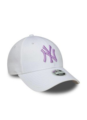 Boné New York Yankees Womens MLB League Essential 9FORTY Cap New Era 60667398 Branco