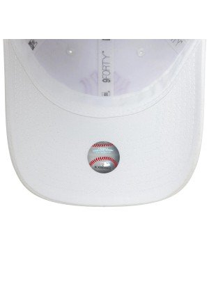 Boné New York Yankees Womens MLB League Essential 9FORTY Cap New Era 60667398 Branco