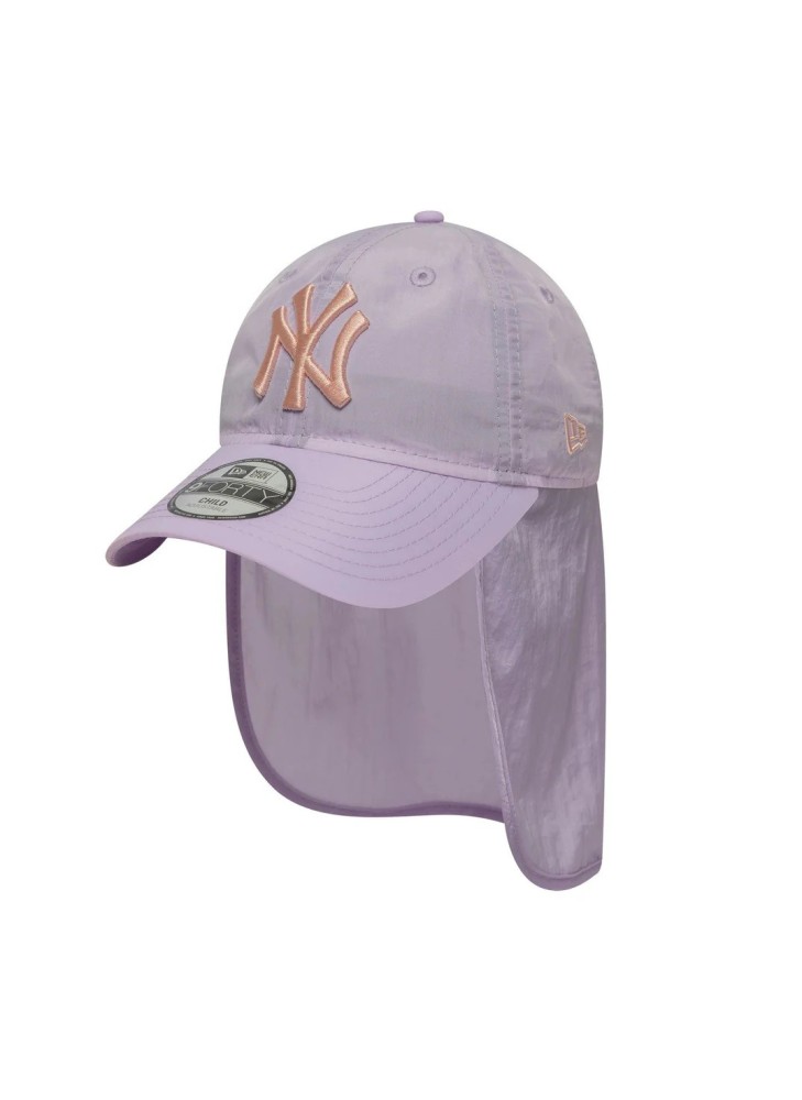 New York Yankees Child Sun Shield MLB 9FORTY Adjustable Cap New Era 60667522 Pastel Purple New York Yankees Child Sun Shield MLB 9FORTY Adjustable Cap New Era 60667522 Pastel Purple