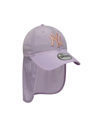 New York Yankees Child Sun Shield MLB 9FORTY Adjustable Cap New Era 60667522 Pastel Purple