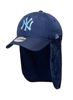 New York Yankees Child Sun Shield MLB 9FORTY Adjustable Cap New Era 60667538 Blue