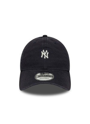 New York Yankees MLB Mini Logo Washed 9TWENTY Adjustable Cap New Era 60667594 Navy