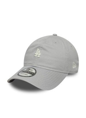 LA Dodgers MLB Mini Logo Washed 9TWENTY Adjustable Cap New Era 60667600 Grey