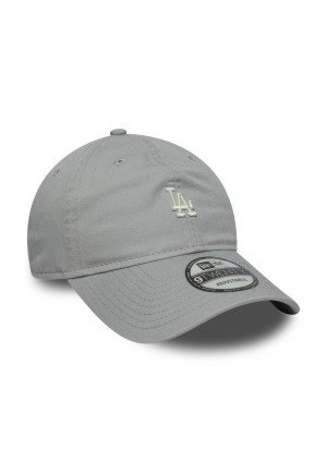 LA Dodgers MLB Mini Logo Washed 9TWENTY Adjustable Cap New Era 60667600 Grey