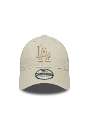 LA Dodgers MLB Washed 9TWENTY Trucker Adjustable Cap New Era 60667610 Cream