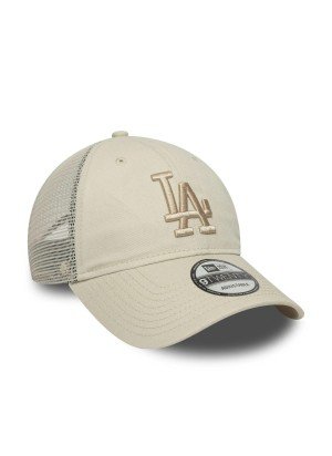 Boné LA Dodgers MLB Washed 9TWENTY Trucker Adjustable Cap New Era 60667610 Bege