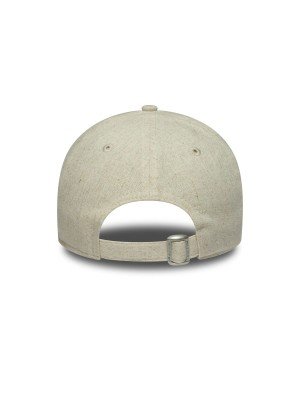 New York Yankees Womens MLB Linen 9TWENTY Adjustable Cap New Era 60667643 Cream