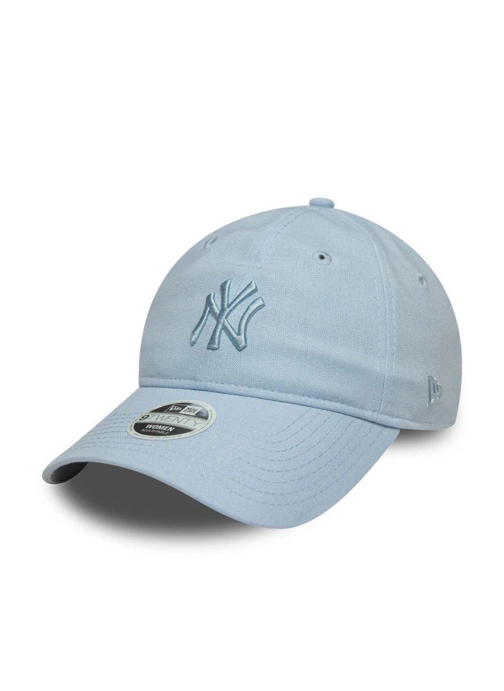 New York Yankees Womens MLB Linen 9TWENTY Adjustable Cap New Era 60667645 Pastel Blue New York Yankees Womens MLB Linen 9TWENTY Adjustable Cap New Era 60667645 Pastel Blue