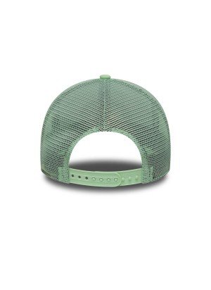 New Era Oval Foam Patch 9FORTY A-Frame Trucker Adjustable Cap New Era 60667665 Pastel Green