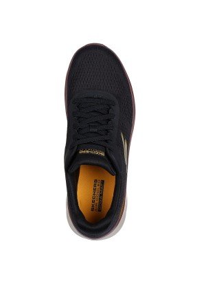 Ténis Go Walk Flex Brennen Skechers 216479-BKMT Preto/Multicolorido
