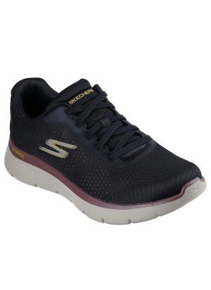 Ténis Go Walk Flex Brennen Skechers 216479-BKMT Preto/Multicolorido