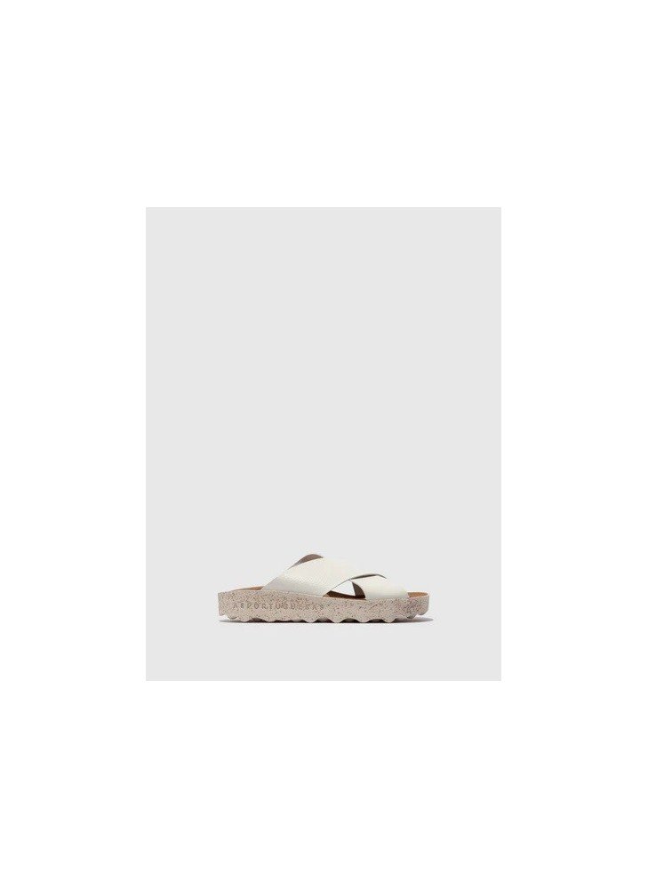 Cross Sandal As Portuguesas P018276001 White Cross Sandal As Portuguesas P018276001 White