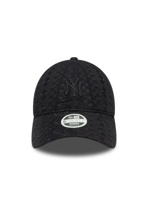 New York Yankees Womens MLB Broderie  9TWENTY Adjustable Cap New Era 60667493 Black