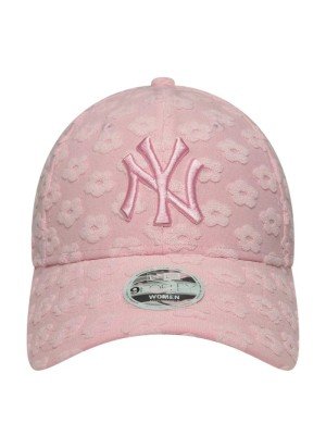 Boné New York Yankees Womens MLB Floral Towelling 9FORTY Adjustable Cap New Era 60667494 Rosa
