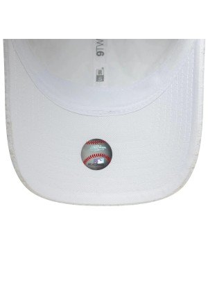 Boné New York Yankees Womens MLB Broderie 9TWENTY Adjustable New Era 60667498 Branco