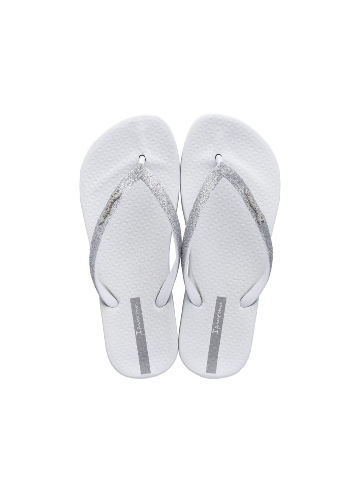 Chinelo De Praia Anatomic Lolita Fem Ipanema 83140.20932 Branco/Prata
