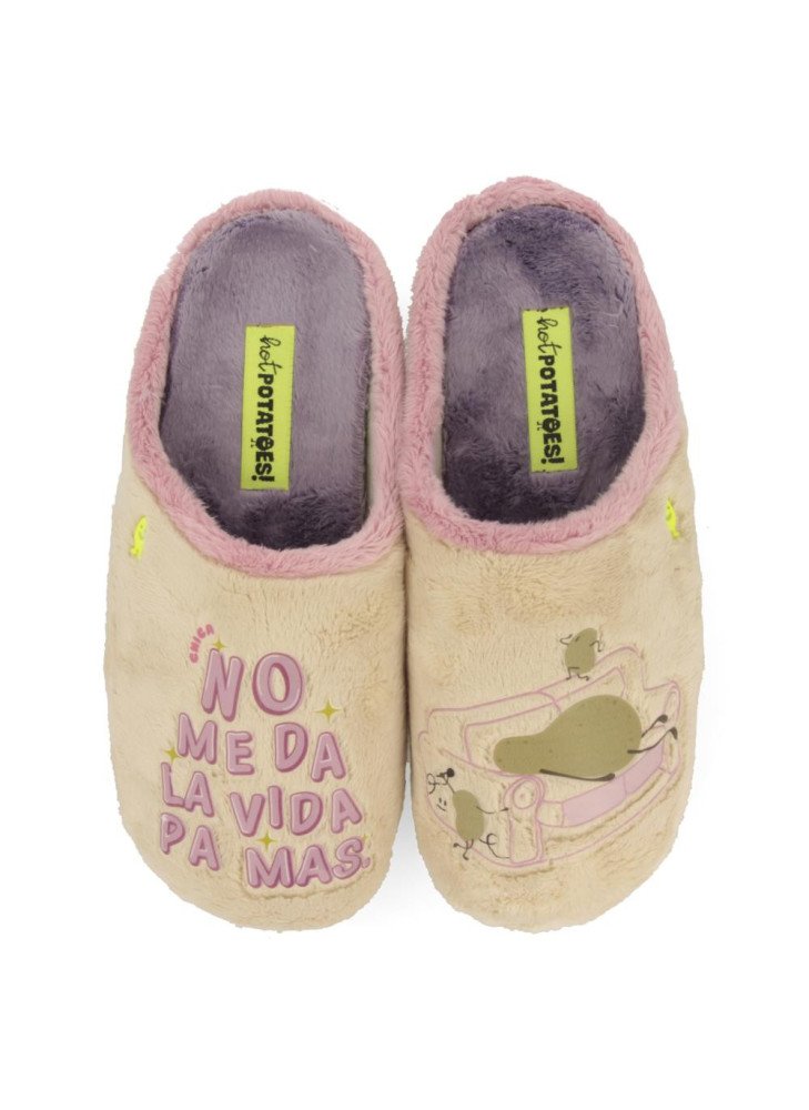 Chinelo De Quarto HotPotatoes 76959-SCANLON Bege
