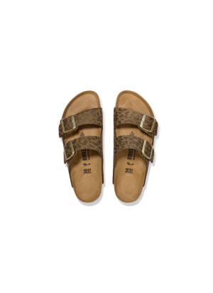 Sandálias Arizona BS Synthetik Syn Leo Birkenstock 1030586 Kaki