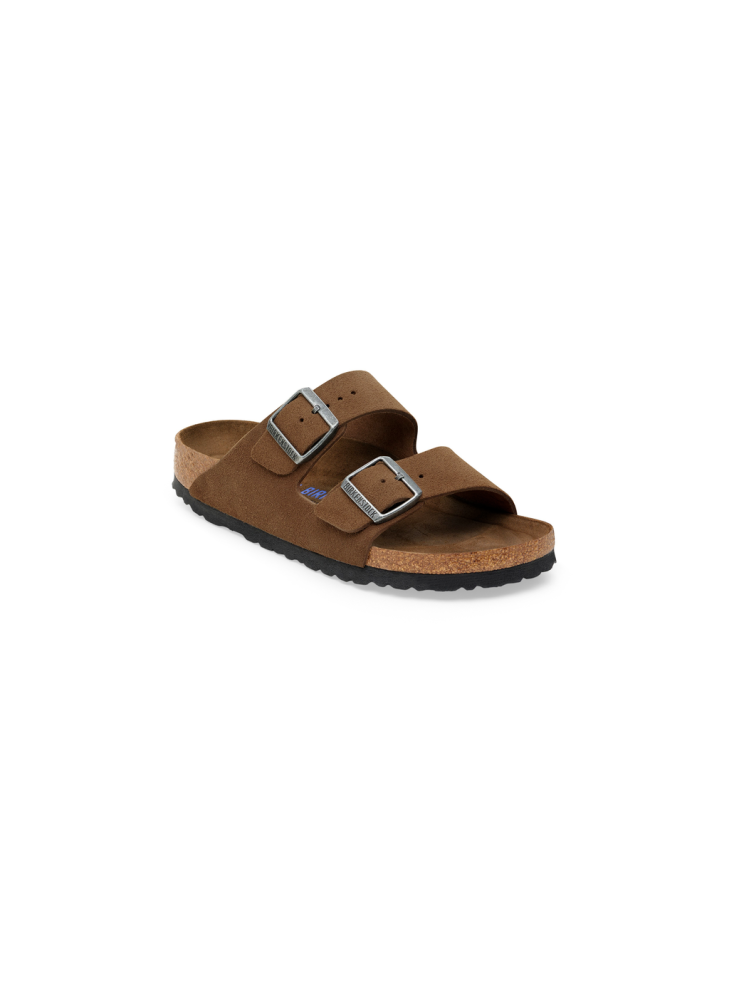 Arizona Soft Footbed Suede Leather Sandals Birkenstock 1030865 Dark Tea Tonal Arizona Soft Footbed Suede Leather Sandals Birkenstock 1030865 Dark Tea Tonal