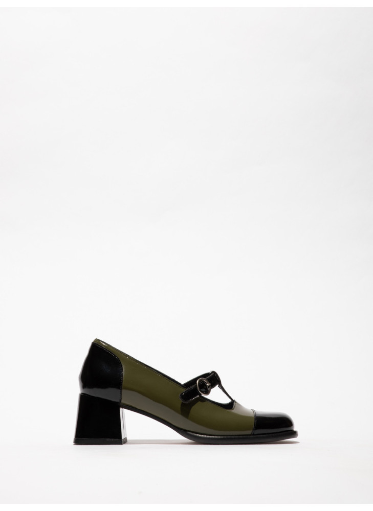 SOLF341FLY Shoos Fly London P145341001 Black/Sea Kelp