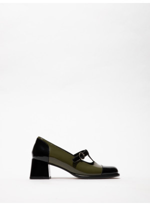 SOLF341FLY Shoos Fly London P145341001 Black/Sea Kelp