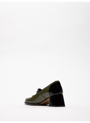 SOLF341FLY Shoos Fly London P145341001 Black/Sea Kelp