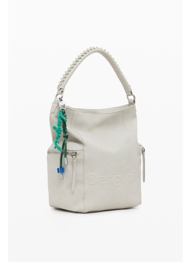 Half Logo Arica Backpack Desigual 25WAKP30-6006 Stone Half Logo Arica Backpack Desigual 25WAKP30-6006 Stone