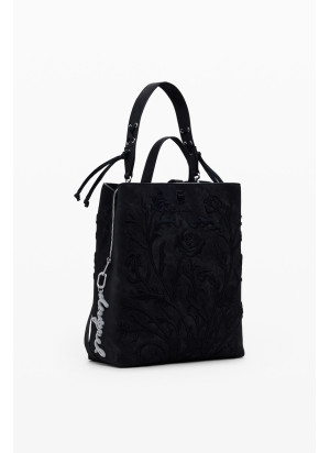 Mochila Romeo Floral Total Desigual 25WAKP06-2000 Black