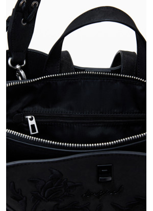 Mochila Romeo Floral Total Desigual 25WAKP06-2000 Black