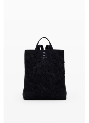 Mochila Romeo Floral Total Desigual 25WAKP06-2000 Black