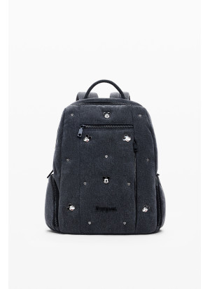 Mickey Studs Chester Modify Backpack Desigual 25WAKD04-2070 Dark Grey